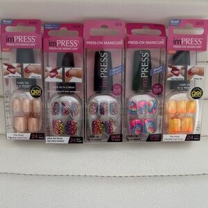 imPRESS Press-On Manicure Set - BUNDLE INCLUDES 5 SETS!